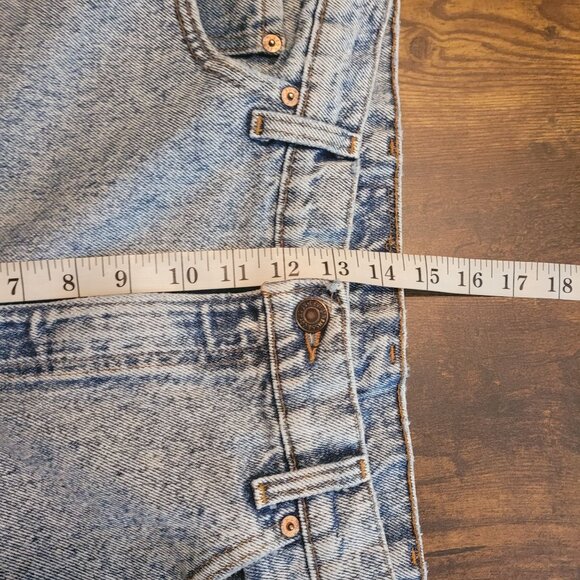 Vtg Levi's Jeans 550 Acid Wash Mens 40x32 Measures 38x32 USA 80's Relaxed - Picture 8 of 10